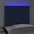 Produktbild 3 för Sänggavel LED blå 80x5x118/128 cm tyg