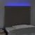 Produktbild 3 för Sänggavel LED taupe 90x5x118/128 cm tyg