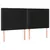 Produktbild 4 för Sänggavel LED svart 180x5x118/128 cm tyg