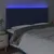 Produktbild 3 för Sänggavel LED blå 200x5x118/128 cm tyg