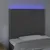 Produktbild 3 för Sänggavel LED mörkgrå 80x5x118/128 cm sammet