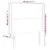 Produktbild 6 för Sänggavel LED rosa 80x5x118/128 cm sammet