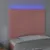 Produktbild 3 för Sänggavel LED rosa 90x5x118/128 cm sammet