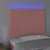 Produktbild 3 för Sänggavel LED rosa 100x5x118/128 cm tyg