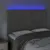 Produktbild 3 för Sänggavel LED ljusgrå 144x5x118/128 cm sammet