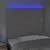 Produktbild 3 för Sänggavel LED grå 90x5x118/128 cm konstläder