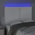 Produktbild 3 för Sänggavel LED vit 144x5x118/128 cm konstläder