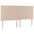Produktbild 4 för Sänggavel LED cappuccino 160x5x118/128 cm konstläder