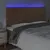 Produktbild 3 för Sänggavel LED brun 200x5x118/128 cm konstläder
