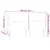 Produktbild 6 för Sänggavel LED brun 200x5x118/128 cm konstläder