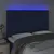 Produktbild 3 för Huvudgavel LED blå 144x5x118/128 cm tyg