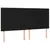 Produktbild 4 för Sänggavel LED svart 180x5x118/128 cm tyg
