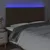 Produktbild 3 för Sänggavel LED mörkbrun 180x5x118/128 cm tyg