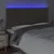 Produktbild 3 för Sänggavel LED taupe 200x5x118/128 cm tyg
