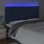 Produktbild 3 för Sänggavel LED blå 200x5x118/128 cm tyg