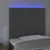 Produktbild 3 för Sänggavel LED mörkgrå 80x5x118/128 cm sammet
