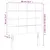 Produktbild 6 för Sänggavel LED rosa 80x5x118/128 cm sammet