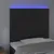 Produktbild 3 för Sänggavel LED svart 90x5x118/128 cm sammet