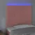 Produktbild 3 för Sänggavel LED rosa 90x5x118/128 cm sammet