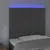 Produktbild 3 för Sänggavel LED mörkgrå 100x5x118/128 cm sammet
