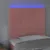 Produktbild 3 för Sänggavel LED rosa 100x5x118/128 cm tyg