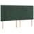 Produktbild 4 för Sänggavel LED mörkgrön 200x5x118/128 cm sammet