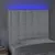 Produktbild 3 för Huvudgavel LED hvid 100x5x118/128 cm konstläder