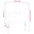 Produktbild 6 för Huvudgavel LED cappuccino 100x5x118/128 cm konstläder