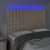 Produktbild 3 för Sänggavel LED cappuccino 144x5x118/128 cm konstläder