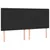 Produktbild 4 för Sänggavel LED svart 180x5x118/128 cm konstläder