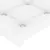 Produktbild 5 för Sänggavel LED vit 180x5x118/128 cm konstläder