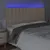 Produktbild 3 för Sänggavel LED cappuccino 200x5x118/128 cm konstläder