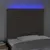 Produktbild 3 för Sänggavel LED taupe 80x5x118/128 cm tyg