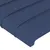Produktbild 5 för Sänggavel LED blå 160x5x118/128 cm tyg