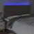 Produktbild 3 för Sänggavel LED taupe 180x5x118/128 cm tyg