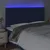 Produktbild 3 för Sänggavel LED blå 180x5x118/128 cm tyg