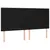 Produktbild 4 för Sänggavel LED svart 200x5x118/128 cm tyg