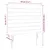 Produktbild 6 för Sänggavel LED rosa 80x5x118/128 cm sammet