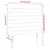Produktbild 6 för Sänggavel LED rosa 90x5x118/128 cm sammet