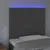 Produktbild 3 för Sänggavel LED mörkgrå 100x5x118/128 cm sammet