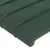 Produktbild 5 för Sänggavel LED mörkgrön 100x5x118/128 cm sammet