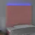 Produktbild 3 för Sänggavel LED rosa 100x5x118/128 cm tyg