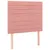 Produktbild 4 för Sänggavel LED rosa 100x5x118/128 cm tyg