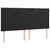 Produktbild 4 för Sänggavel LED svart 180x5x118/128 cm sammet