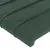 Produktbild 5 för Sänggavel LED mörkgrön 200x5x118/128 cm sammet