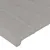 Produktbild 5 för Sänggavel LED ljusgrå 80x5x118/128 cm tyg