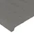 Produktbild 5 för Sänggavel LED mörkgrå 80x5x118/128 cm tyg
