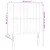 Produktbild 6 för Sänggavel LED gräddvit 80x5x118/128 cm tyg