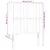 Produktbild 6 för Sänggavel LED mörkbrun 90x5x118/128 cm tyg
