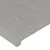 Produktbild 5 för Sänggavel LED ljusgrå 100x5x118/128 cm tyg